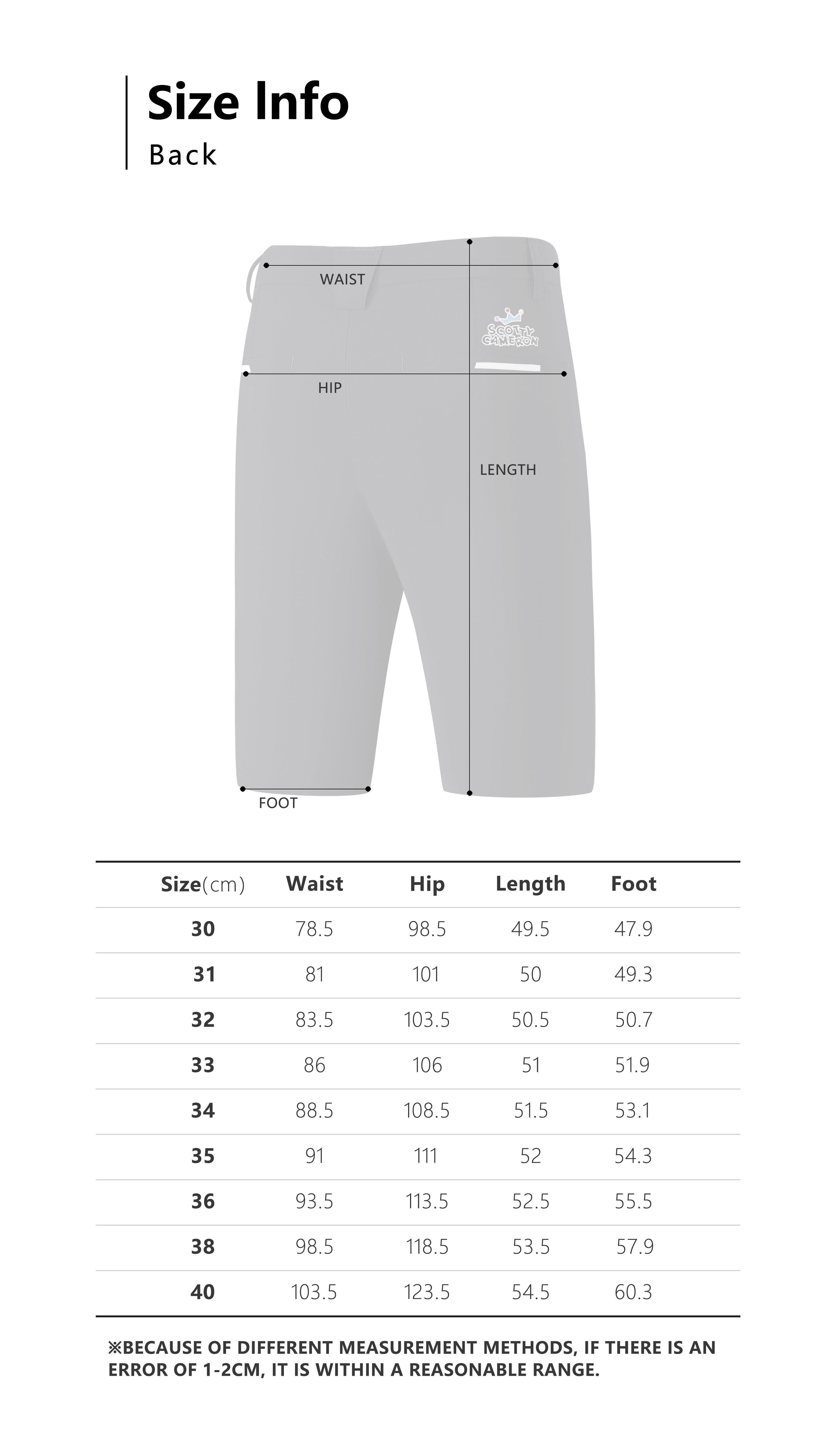 Scotty Cameron Men’s Summer Elastic Golf Shorts
